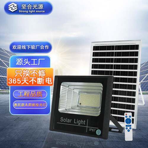 家用户外灯农村别墅庭院路灯分体照明投光灯强光IP67防水