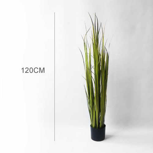 落地植假家居装饰仿真宽摆件苇草盆栽花绿叶草室内盆景盆栽大型芦