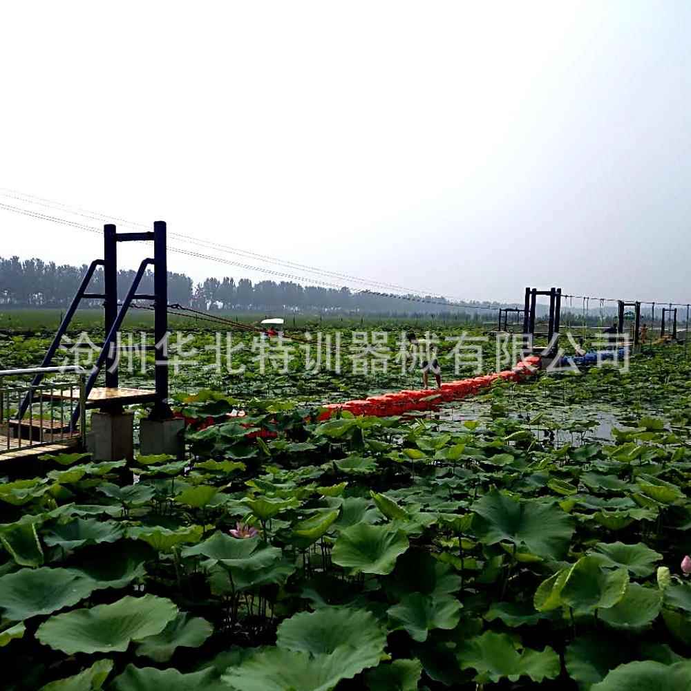 抖音快手同款网红桥摇摆桥水上拓展器械 景区娱乐设施 水上趣桥