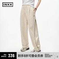 【INXX】简约休闲运动厚棉裤男潮牌直筒宽松束脚工装裤美式抽绳长