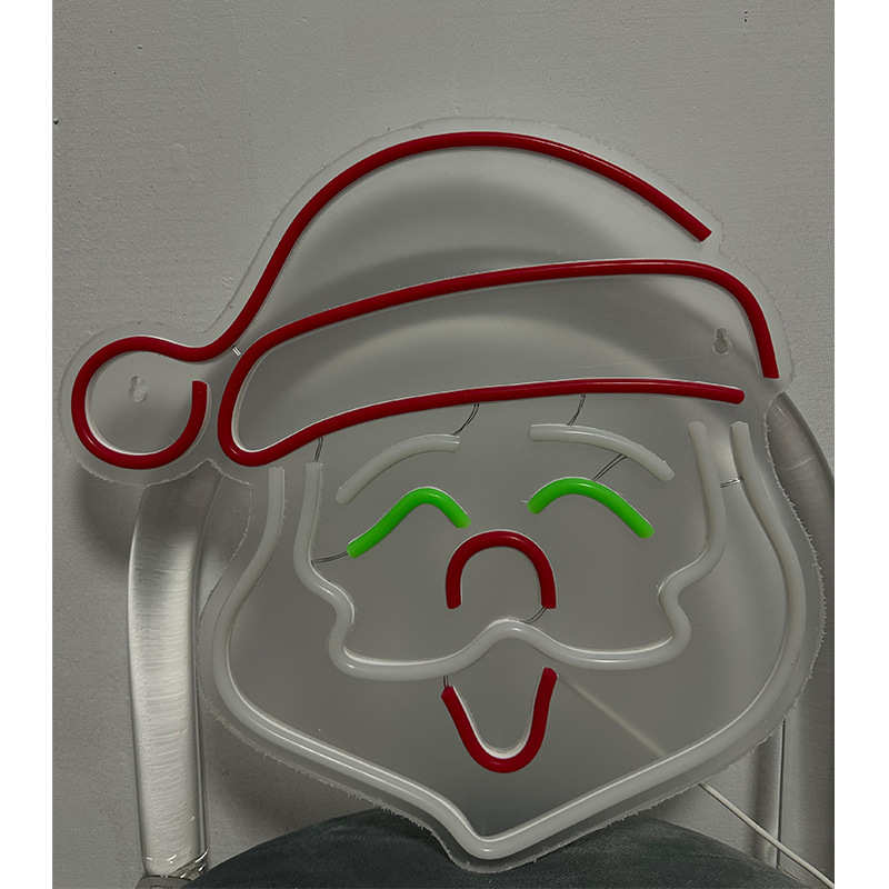 圣诞老人圣诞节christmas圣诞树 定霓虹灯酒吧 制麋鹿merry雪花