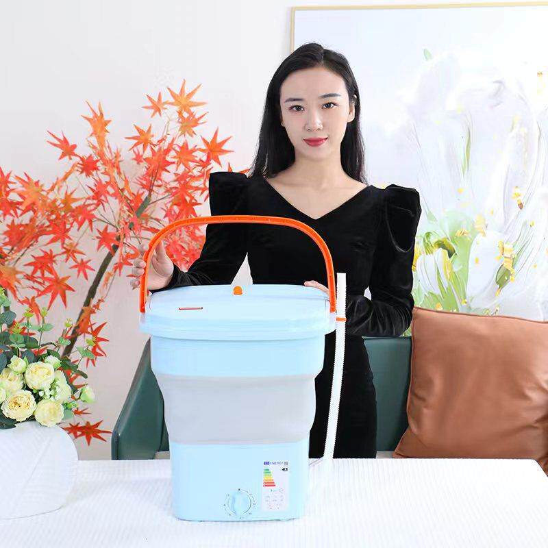12升折叠洗衣机洗脱一体大容量小型迷你紫光杀菌洗衣机CE