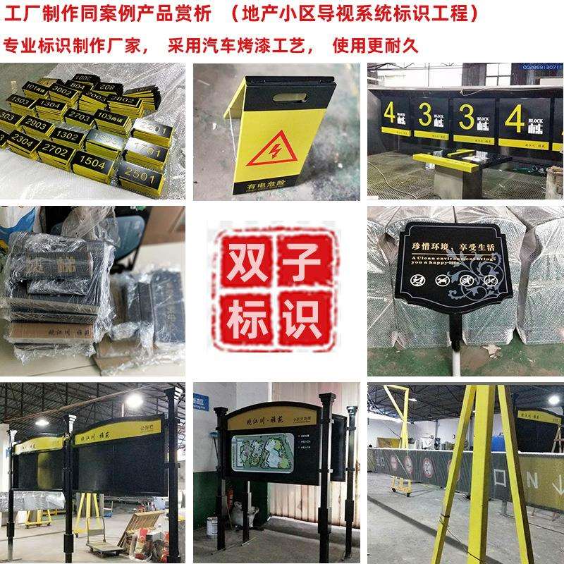 小区物业公告信息栏厂家镀锌板户外烤漆宣传栏社区全景导览宣传栏