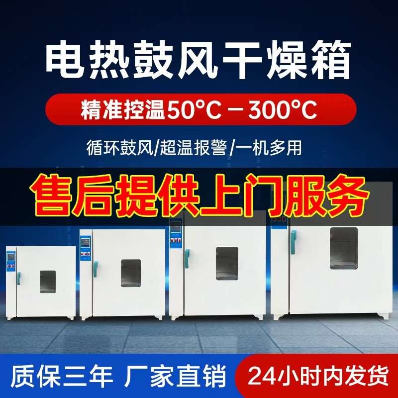 电热恒温鼓风干 干燥箱小型加热烘干 干机高温工业用烤箱老化烘箱