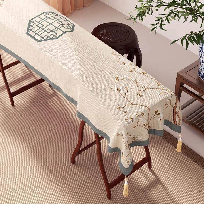 古筝防尘罩新中式防尘盖布中国风古琴专用遮尘盖布古筝套通用琴