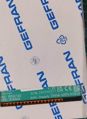 原装GEFRAN杰佛伦RTC8系列温控模块R-A/D8 R-U16 R-E16 R-MA6现货