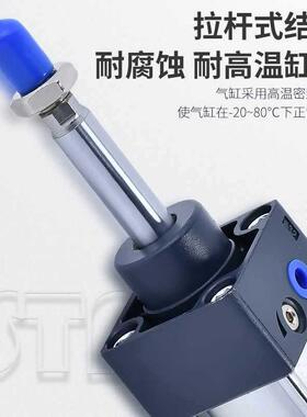 SC标准气缸6AVQ3小型气动大推X力3/X402*50/80/100-75X125200X250