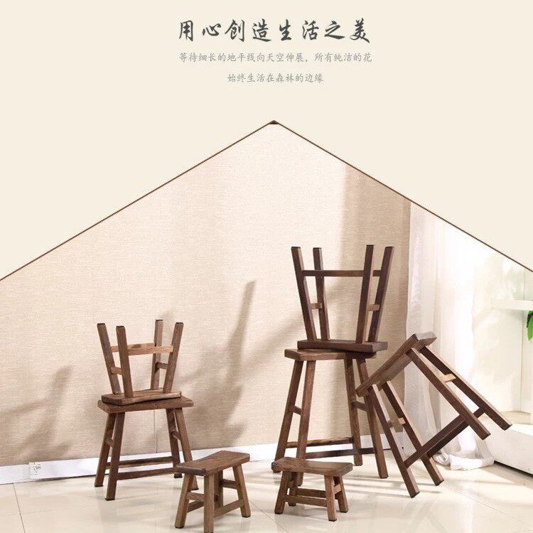 鸡翅木澡矮凳小实木板凳木儿童凳子中式家用KTO客洗厅质宝宝成人