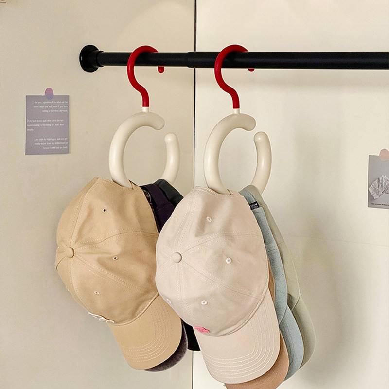 挂帽子收纳神器圆环衣架不变形鸭舌棒球帽多功能衣柜内衣帽展示架
