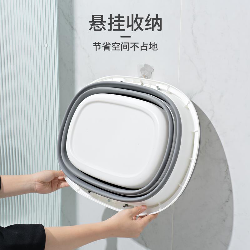 天台用悦先折叠水家用拖把桶长方形RFS大号可户外车便携桶式收纳