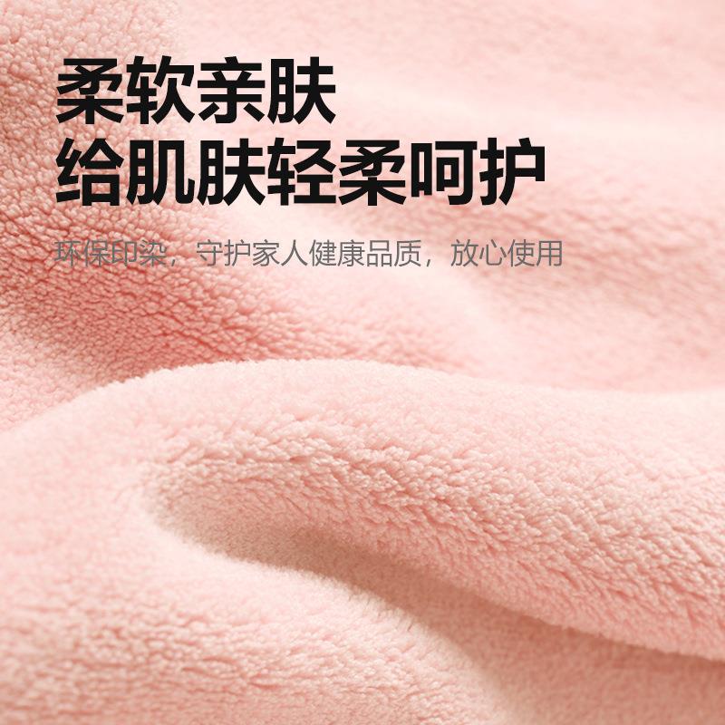 新款直销浴巾可穿式成人秋冬加厚带帽斗篷儿童吸水速干不掉毛亲子
