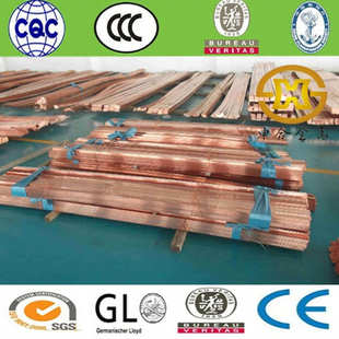 100 扁紫铜条镀锡铜排接地导电铜排材铜条30