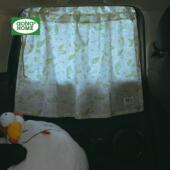 汽车遮阳帘宝宝侧窗吸盘式 车载防晒帘车窗帘车窗隐私帘后排遮光帘