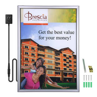 室内翻盖单双面铝框超薄灯箱 商场超市宣传牌超薄四边开启式灯箱