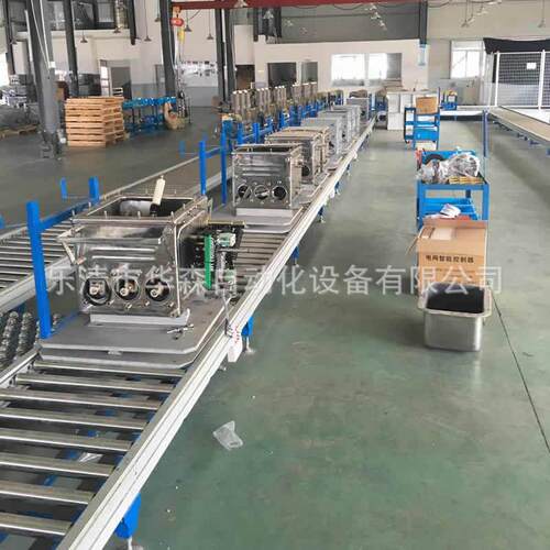 360度循环断器路装配流水线自动化总装线VS1高压断路器流水线厂家