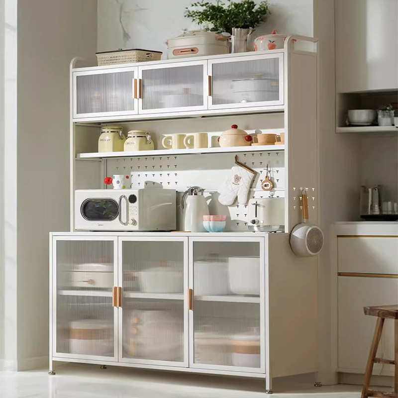 厨房置物架餐边柜储物柜高柜多功能烤箱微波炉电器柜子橱柜收纳柜
