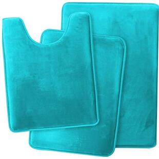 Floor Toilet 地垫 Carpet Cover Bathroom Door Mat Seat