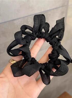 Dongdaemun Style Korean Bow Bun Hair Band, Women's Hair Ties