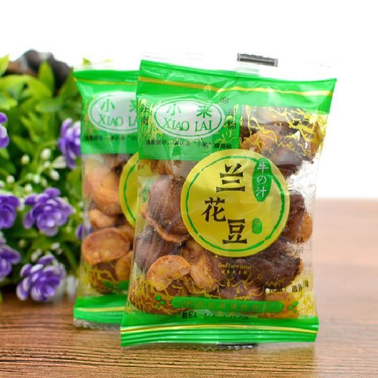 小来兰花豆牛汁味牛肉味蚕豆小包装炒货特产休闲零食品小吃