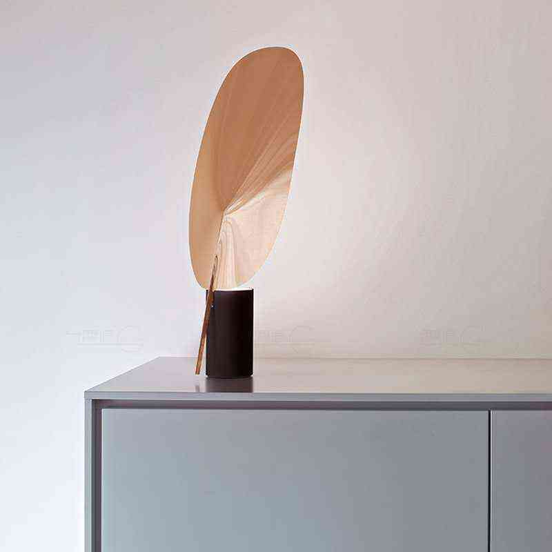 北欧后现代简约扇形护眼装饰台灯书房卧室样板房酒店设计师客厅灯,家装灯饰光源,装饰台灯,淘宝优惠券,粉丝福利购,淘宝优惠卷