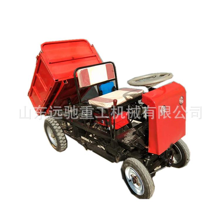 建筑工像程凝YC-012斗土运输车、工程柴混油四轮翻车、四不拉土车