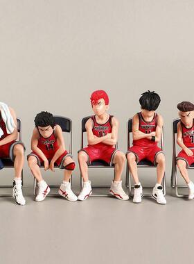 创意湘北五虎樱木花道桌面摆件玄关办公室电视柜车载电竞房高级感