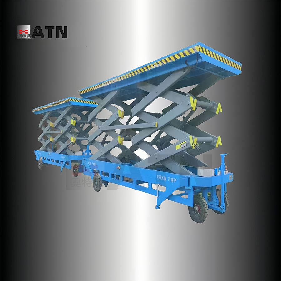 喷漆房无轨电动平车防爆重载电动地平车可任意升降搬运车