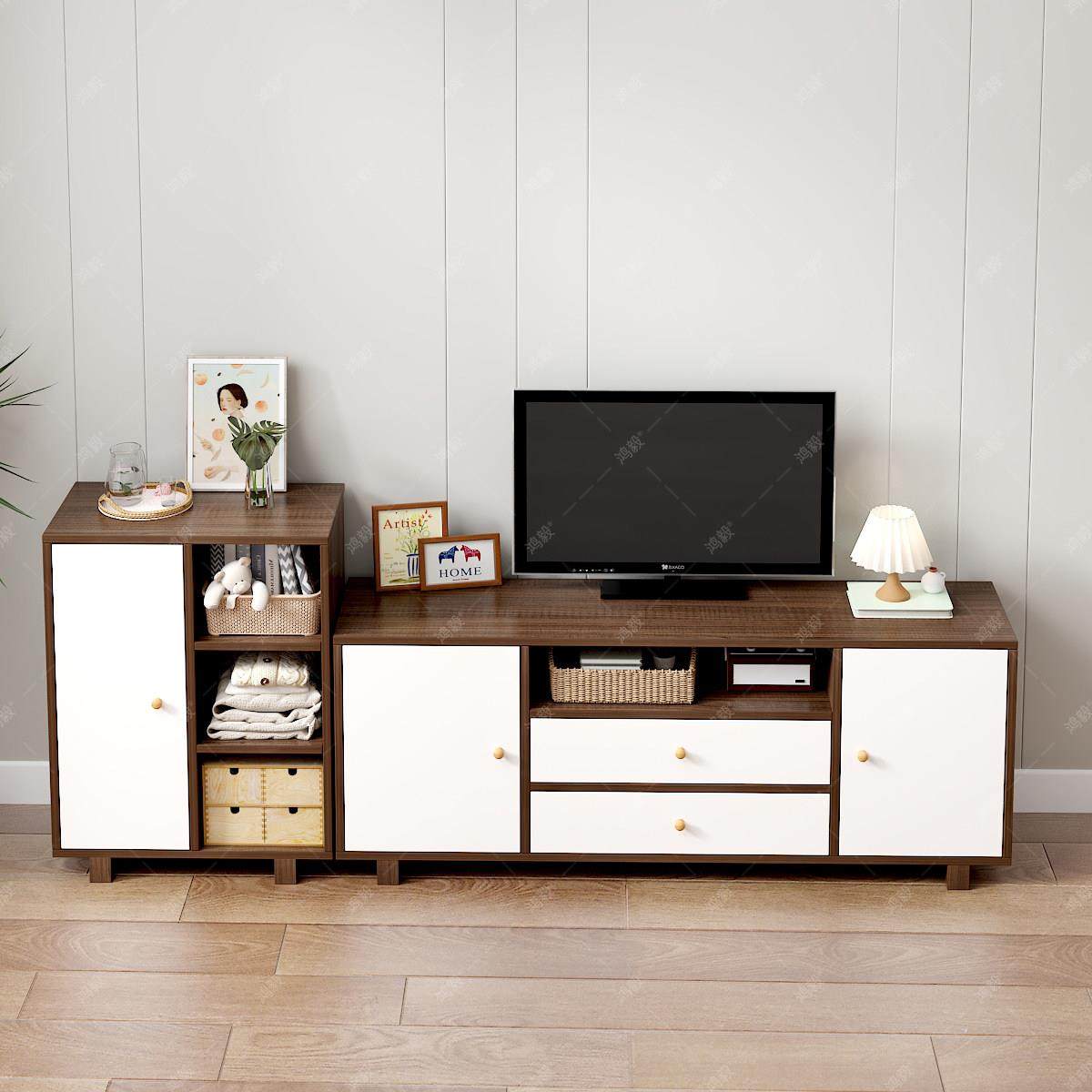 电视柜高款简约现代储物柜子客厅家用小户型卧室落地新款电视机柜