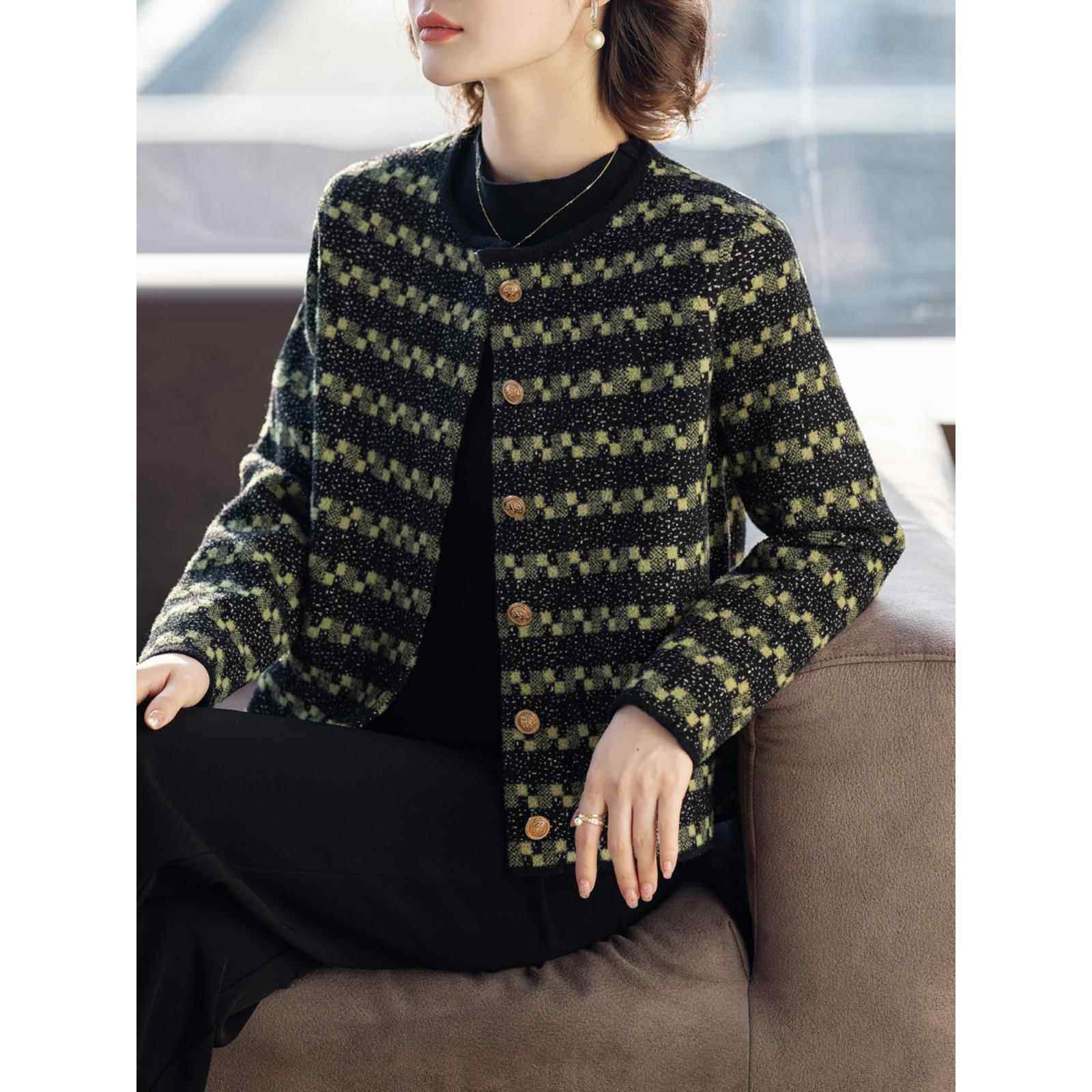 小个子妈妈短款春秋外套50岁中老年人女士春秋上衣服洋气2025新款