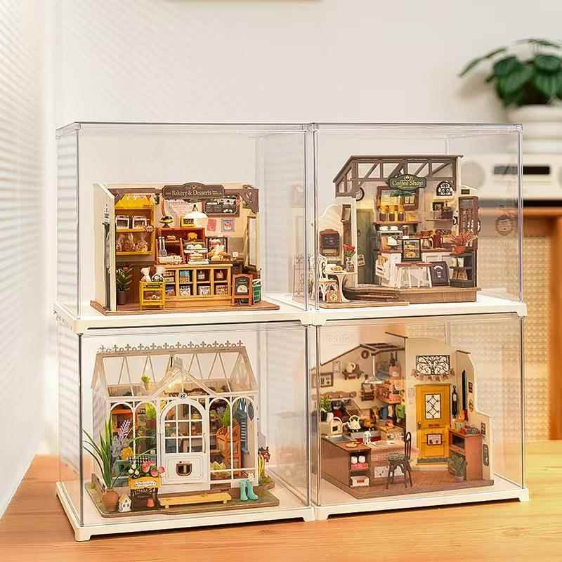 若来成人手工制作diy艺术小屋书店厨房别墅阳光花房子男女生礼物