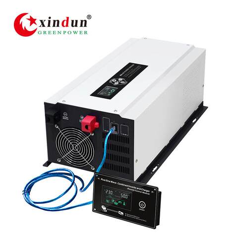 太阳能12/24/48V逆变器5000W6000W7000W货车汽车逆变转换器一体机