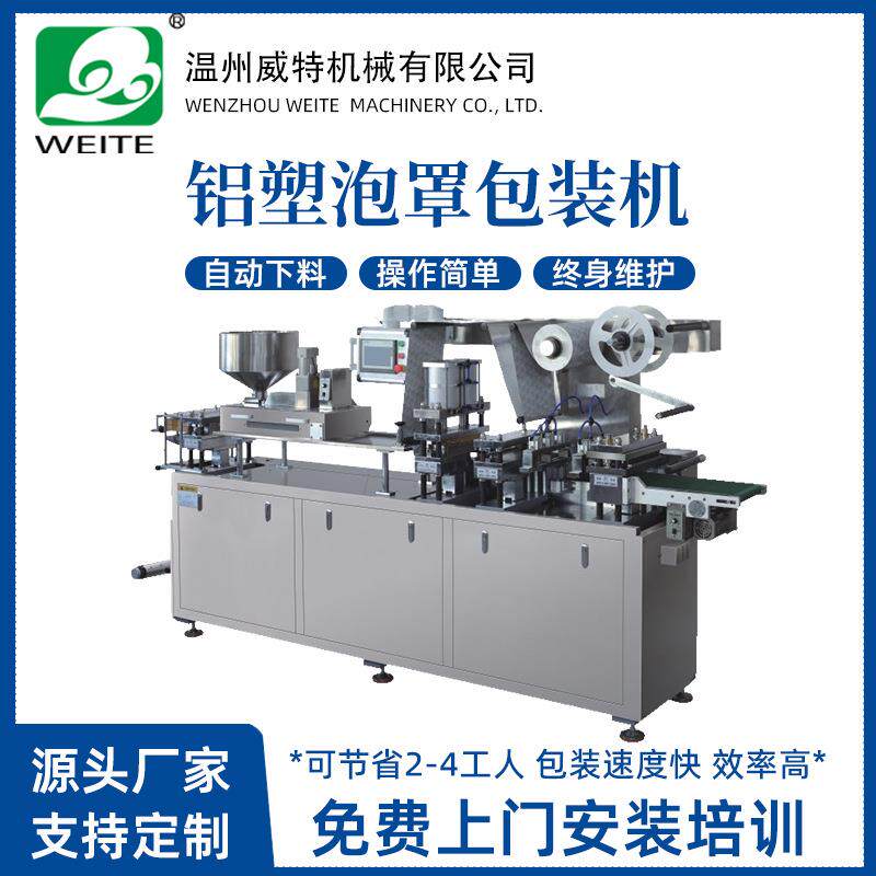 DPB-260全自动纸塑泡罩包装机铝铝塑奶片糖果包装机设备