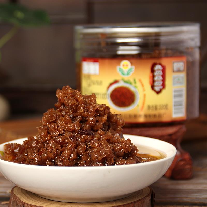 潮汕特产雄继火腿菜脯丁菜脯粒萝卜干菜脯碎菜脯粉配粥下饭菜220g