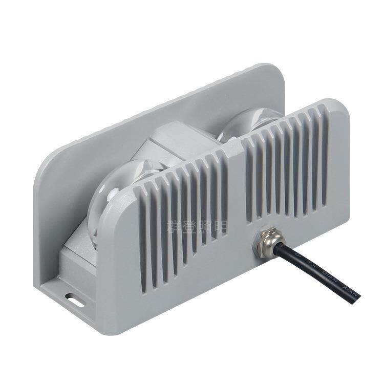 源头厂家可做DMX512外控RGB阳台灯 酒店KTV双头18W窗台灯