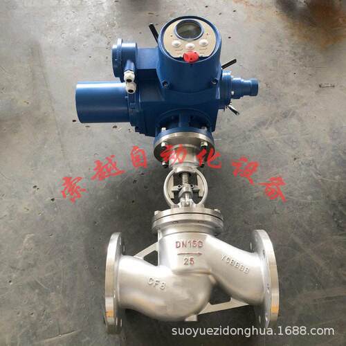 索越智能调节电动截止阀J961Y-320-DN80 输出位置信号为4-20mA