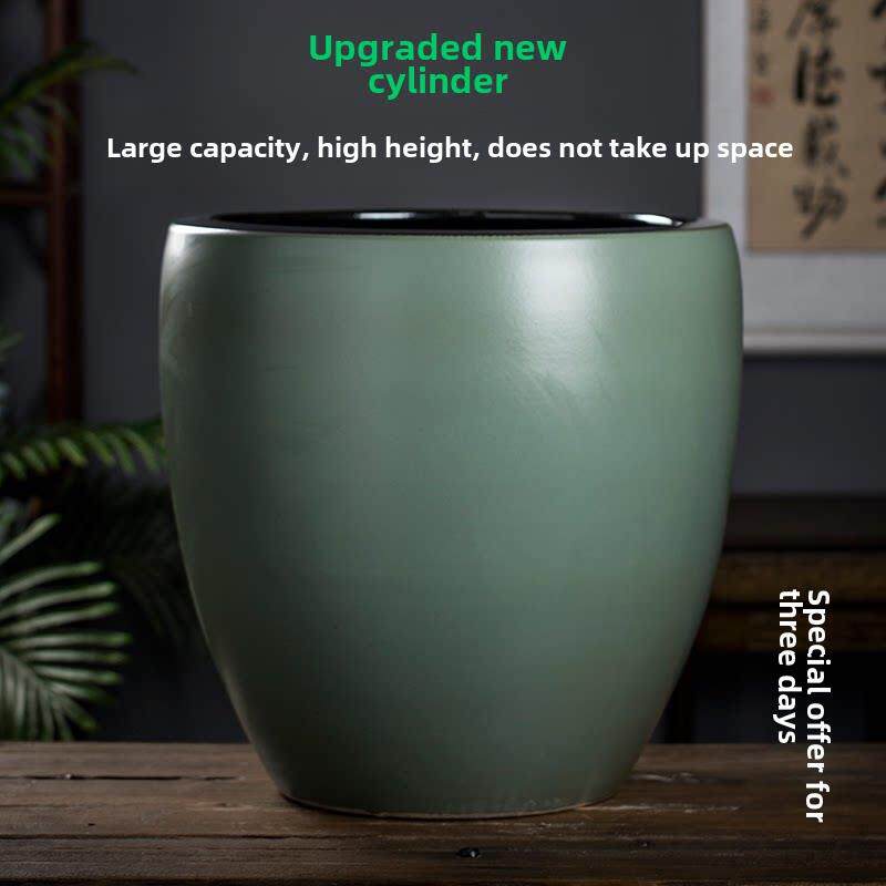 景德镇书房摆件书画卷轴缸养荷花睡莲盆水缸陶瓷鱼缸庭院种树养花