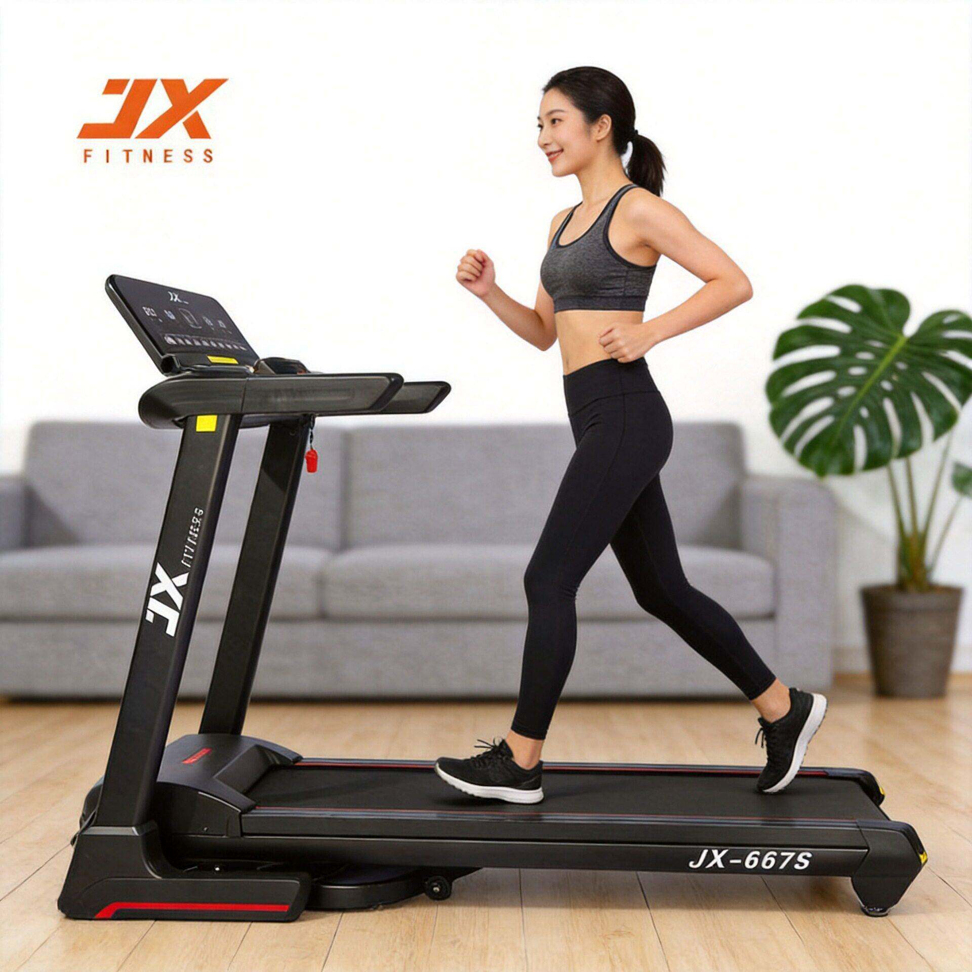 军霞JX-667S电动跑步机室内可折叠跑步走步运动健身器材