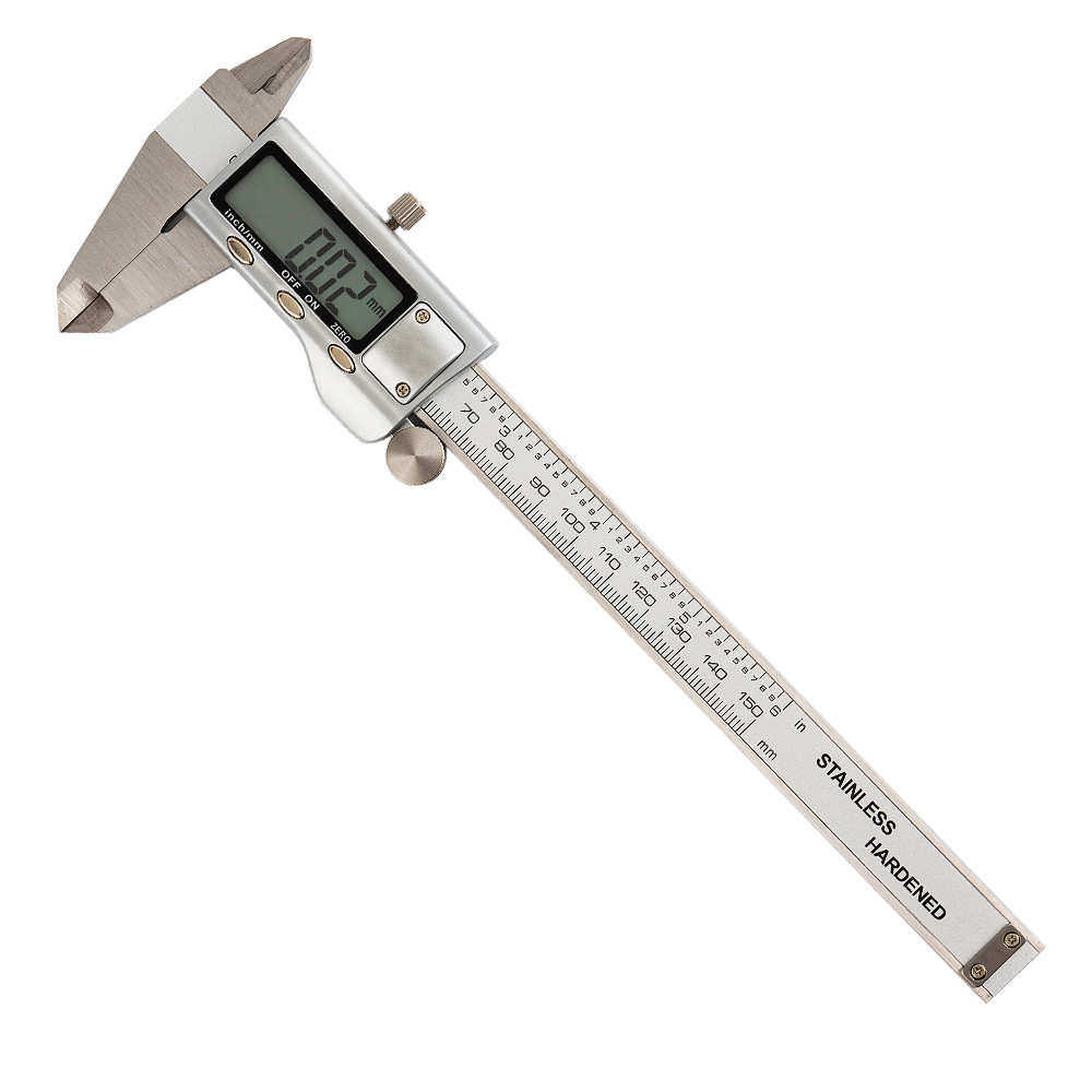 现货游标卡尺 数显高精度电子不锈钢卡尺0-150mm塑料显示表头