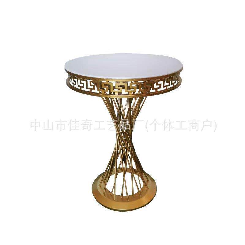 热销金色金属家居花器甜品台婚庆道具路引酒店宴会厅陈摆件婚礼