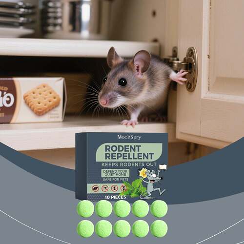 MOONSPRY Mouse Repellent Pellets - Suitable for Multiple Sce
