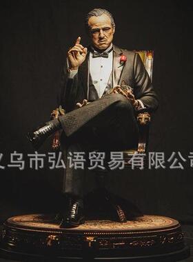 跨境新品树脂工艺大佬座椅大摆件办公桌摆件家具装饰品