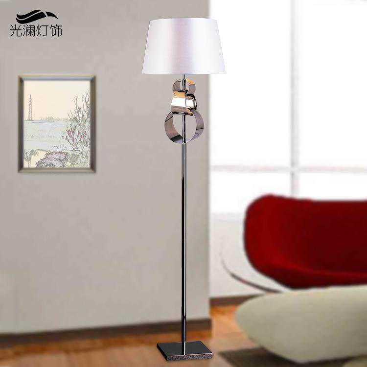 LED 简约现代落地灯 客厅卧室布艺落地灯 酒店客房工程灯生产厂家