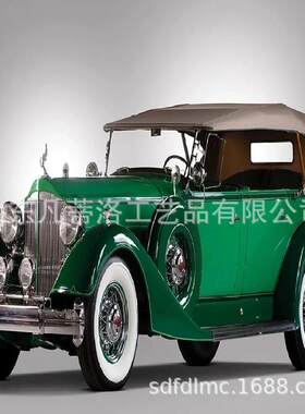 一比一汽车模型可开动老式摆件美陈大型铁艺老爷车模型影楼道具