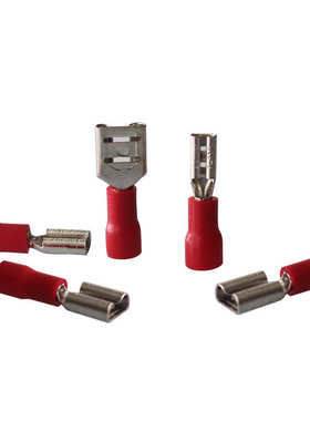 式6预绝缘5fdd5.母.3-250插fdd1端子25压冷耳插拔铜线簧250.端头-