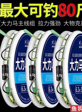 马线组成主线绑好绑好双钩线组