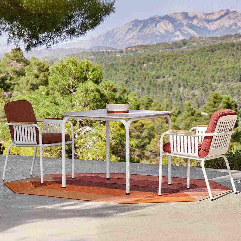 外桌椅庭院园露天外摆咖啡奶户茶店藤01编合金别墅庭院铝花餐桌椅