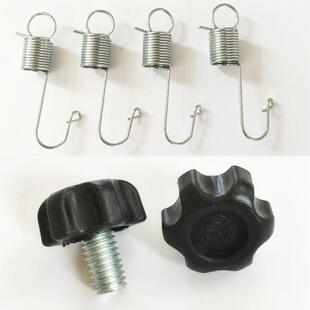 需定制铁门型配件挂钩挂簧防丢弹簧注水门形螺丝展架零件80x180通