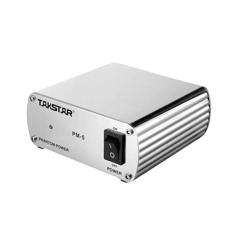 得胜(TAKSTAR)PM-5幻象电源48V电源声卡电容麦克风通用电源专业