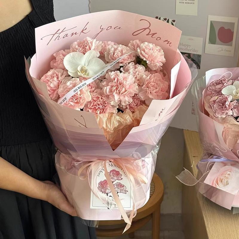 永生花康乃馨花束实用高级仿真香皂花送妈妈闺蜜妇女节生日礼物
