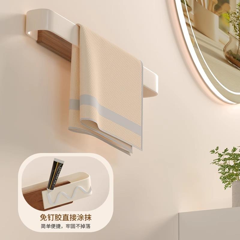 巾免打孔毛巾杆壁挂置物架圈卫生DZP间毛环圆挂形圆环形挂擦手毛